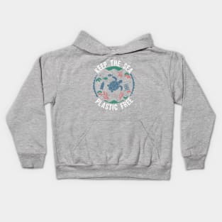 Keep the sea plastic free Kids Hoodie